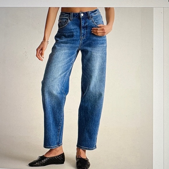 Quince Denim - Quince Bella Stretch Barrel Jeans 31